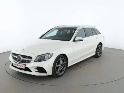 Gebraucht Mercedes C400 AMG line 333 PS (244 kW) 2019 Weiß Kombi