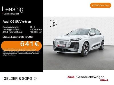 Gletscherweiß metallic Gebraucht 2024 Audi Q6 e-tron Ambiente SUV | 62.580 € (Guter Preis)