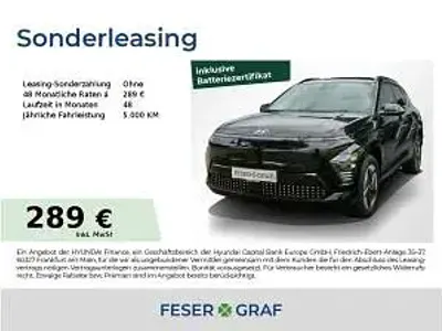 Neu Hyundai Kona Trend 114 kW (156 PS) 2025 Schwarz (abyss black) SUV