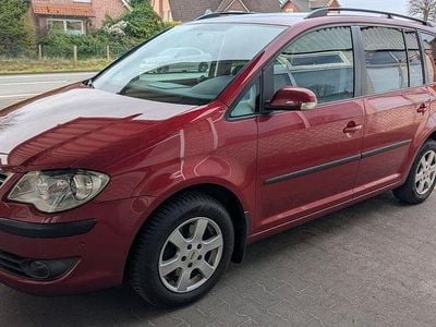 Gebraucht VW Touran Highline 109 PS (80 kW) 2008 Rot Van / Kleinbus