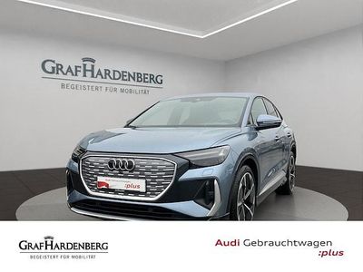 Gebraucht Audi Q4 Sportback e-tron S-Line 219 kW (299 PS) 2021 Geysirblau metallic SUV
