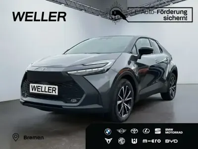 Neu Toyota C-HR 223 PS (164 kW) 2025 Midnight teal metallic/schwarz (blau) SUV