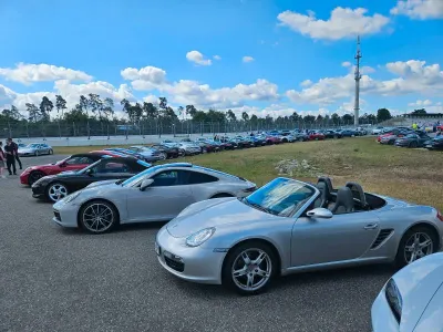 Usata Porsche Boxster 239 CV (175 kW) 2005 Argento Cabrio