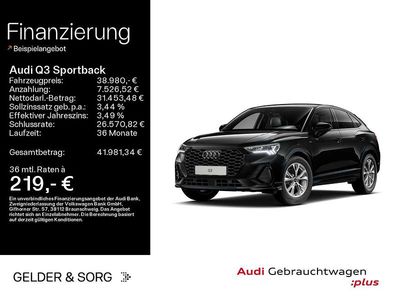 Gebraucht Audi Q3 S-Line 150 PS (110 kW) 2025 Mythosschwarz metallic SUV