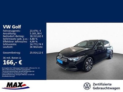 Brugt VW Golf VIII Move 150 HK (110 kW) 2023 Sort Sedan