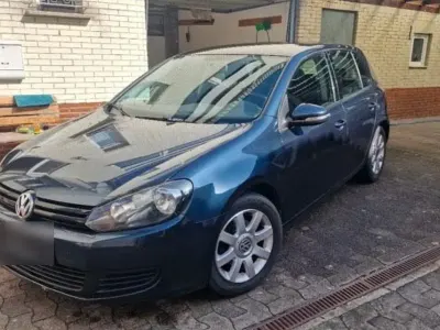 Gebraucht VW Golf VI Trendline 80 PS (58 kW) 2009 Blau Kleinwagen