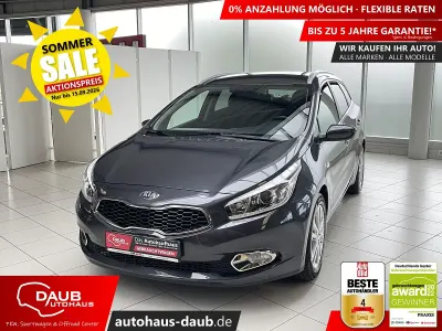 Gebraucht Kia Ceed Sportswagon DREAM-TEAM Edition 135 PS (99 kW) 2013 (e5b) winchestergrau met. Kombi