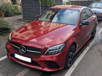 Rot Gebraucht 2020 Mercedes C200 AMG line Limousine | 29.500 € (Etwas zu teuer)