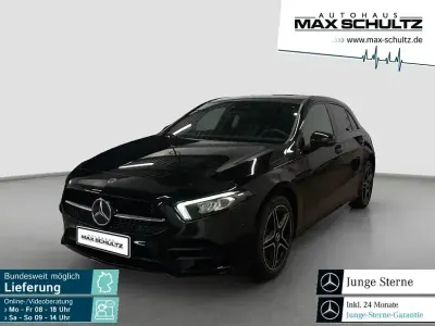 Używany Mercedes A250 AMG line 218 KM (160 kW) 2021 Czarny Sedan/Limuzyna