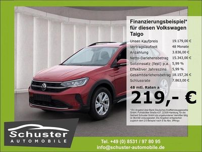 Gebraucht VW Taigo Life 95 PS (69 kW) 2024 Kings red metallic SUV