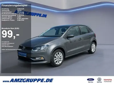 Gebraucht VW Polo Comfortline 90 PS (66 kW) 2015 Grau met Kleinwagen