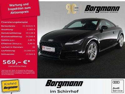 Schwarz / mythosschwarz Gebraucht 2021 Audi TT Ambiente Coupé | 32.443 € (Guter Preis)