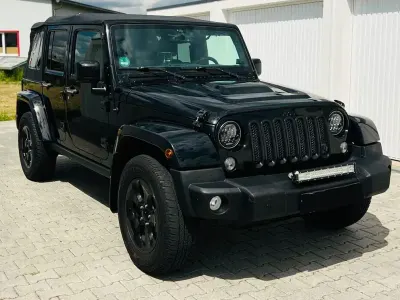 Occasion Jeep Wrangler Unlimited Sahara 200 ch (147 kW) 2015 Noir SUV