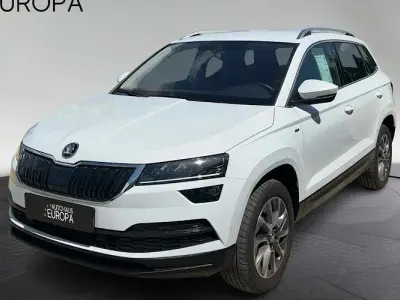 Gebraucht Skoda Karoq Clever 150 PS (110 kW) 2022 Moon weiss metallic SUV