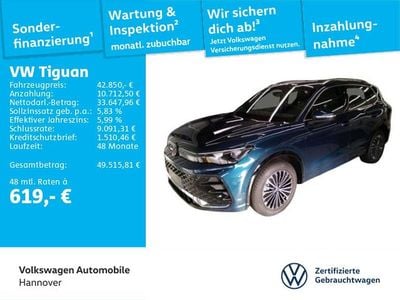 Gebraucht VW Tiguan R-line 265 PS (194 kW) 2025 Blau SUV