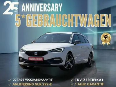Gebraucht Seat Leon FR 150 PS (110 kW) 2022 Nevada weiss metallic Kombi
