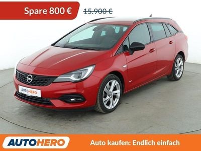 Rot Gebraucht 2021 Opel Astra Design & Tech Kombi | 15.100 € (Fairer Preis)