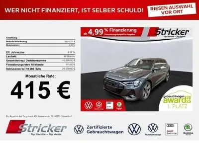 Usata Audi e-tron S-Line 300 kW (408 CV) 2023 Grigio SUV