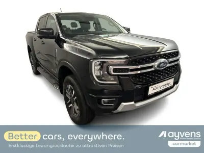 Gebraucht Ford Ranger Limited 170 PS (125 kW) 2021 Obsidianschwarz metallic Pickup