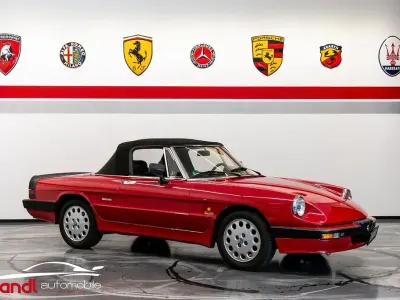 Gebraucht Alfa Romeo Spider 120 PS (88 kW) 1990 Rot Cabrio