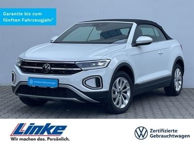 Gebraucht VW T-Roc Cabriolet Style 110 PS (80 kW) 2024 Pure white Cabrio