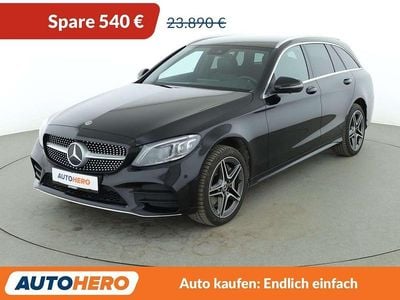 Usata Mercedes C300e AMG line 306 CV (225 kW) 2019 Nero Station wagon