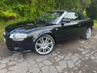 Gebraucht Audi A4 Cabriolet S-Line 140 PS (102 kW) 2008 Schwarz Cabrio