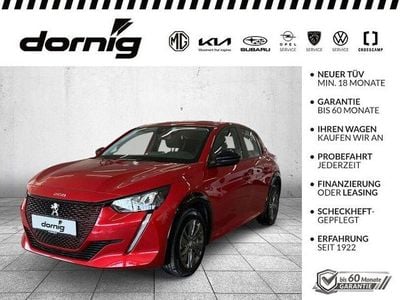 Usata Peugeot e-208 Active 100 kW (136 CV) 2022 Rosso Utilitaria