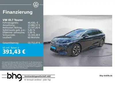 Gebraucht VW ID.7 Pro 210 kW (286 PS) 2025 Schwarz Kombi