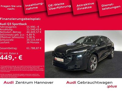 Gebraucht Audi Q3 S-Line 190 PS (139 kW) 2025 Mythosschwarz metallic SUV