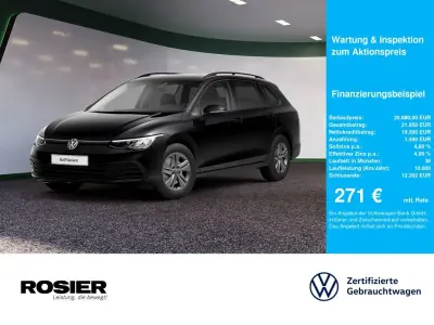 Brugt VW Golf VIII Life 150 HK (110 kW) 2021 Sort Stationcar