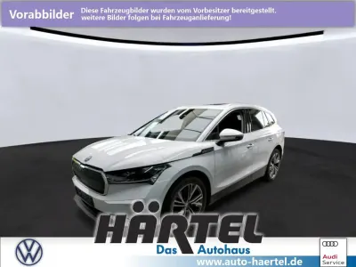 Gebraucht Skoda Enyaq iV 194 kW (265 PS) 2022 Moonweiß (white), metallic SUV
