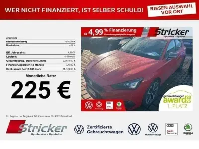 Usata Seat Leon FR 204 CV (150 kW) 2021 Rosso Berlina