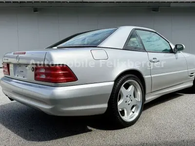 Gebraucht Mercedes SL500 AMG line 306 PS (225 kW) 2000 Silber Cabrio