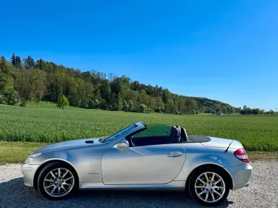 Gebraucht Mercedes SLK200 163 PS (119 kW) 2005 Silber Cabrio