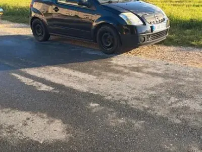 Gebraucht Citroën C2 VTR Sport 60 PS (44 kW) 2005 Schwarz Kleinwagen