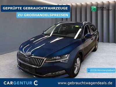 Second-hand Skoda Superb Style 150 CP (110 kW) 2022 Albastru Break