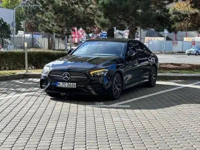 Brugt Mercedes E220 AMG 194 HK (142 kW) 2022 Sort Sedan