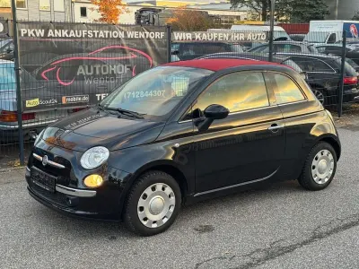 Gebraucht Fiat 500 Lounge 69 PS (50 kW) 2012 Schwarz Cabrio