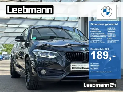 Gebraucht BMW 220 Sport Line 184 PS (135 kW) 2018 Schwarz Coupé