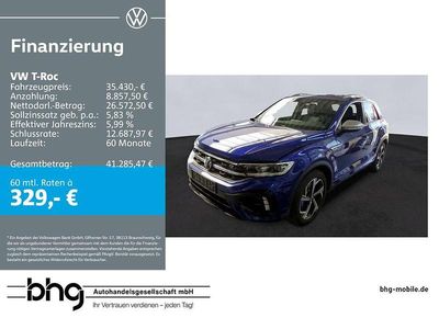 Gebraucht VW T-Roc R 301 PS (221 kW) 2024 Blau SUV