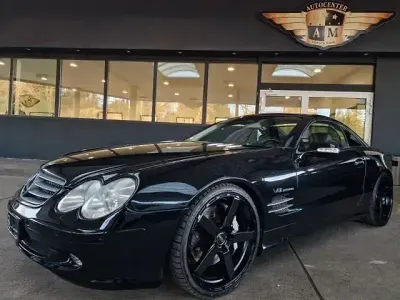 Gebraucht Mercedes SL600 500 PS (367 kW) 2003 Obsidianschwarz  metalliclack Cabrio
