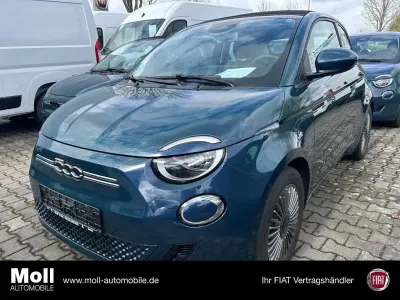 Gebraucht Fiat 500e Icon 86 kW (118 PS) 2023 Ozean grün) (gruen Cabrio