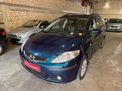 Gebraucht Mazda 5 Exclusive 116 PS (85 kW) 2006 Blau Van / Kleinbus