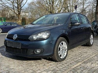 Gebraucht VW Golf VI Trendline 80 PS (58 kW) 2011 Blue graphite pearl effect Kleinwagen