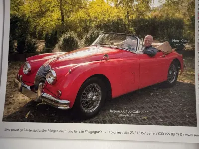 Begagnad Jaguar XK 1961 Röd Cab