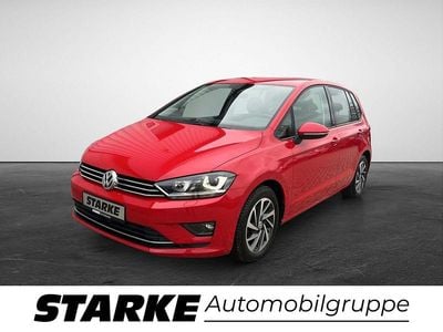 Gebraucht VW Golf Sportsvan Sound 110 PS (80 kW) 2017 Rot Van / Kleinbus