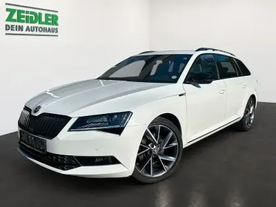 Używany Skoda Superb SportLine 190 KM (139 kW) 2019 Biały Kombi