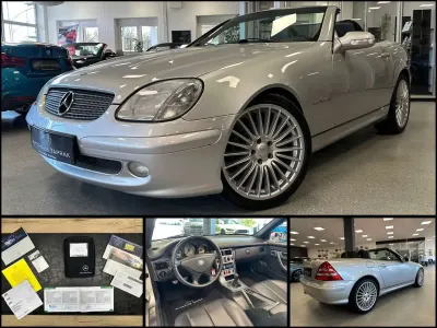 Gebraucht Mercedes SLK200 163 PS (119 kW) 2003 Brilliantsilber 744 (metallic) Cabrio