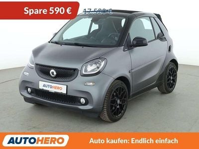 Gebraucht Smart ForTwo Cabrio Basis 71 PS (52 kW) 2019 Nachtschwarz Cabrio